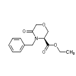 CAS 登录号：106973-40-4， 乙基(3S)-4-苄基-5-氧代-3-吗啉羧酸酯