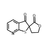 CAS#: 107191-21-9, 4,5-Dihydro-3'H-Spiro[Furan-3,2'-Thieno[2,3-b]Pyridine]-2,3'-Dione