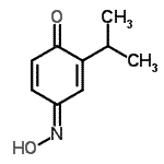 CAS 登录号：107244-57-5， (4E)-4-(羟基亚胺)-2-异丙基-2,5-环己二烯-1-酮