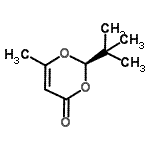CAS 登录号：107289-20-3， (2R)-6-甲基-2-(2-甲基-2-丙基)-4H-1,3-二恶英-4-酮