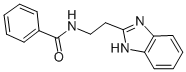 CAS 登录号：107313-47-3， N-[2-(1H-苯并咪唑-2-基)乙基]苯甲酰胺