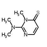 CAS#: 1074-81-3, 2-(Dimethylamino)-3-Methyl-4(3H)-Pyrimidinethione