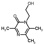 CAS 登录号：107447-22-3， 1-(2-羟基乙基)-3,5,6-三甲基-2(1H)-吡嗪酮