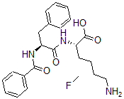 CAS#: 107573-16-0, Benzoylphenylalanyllysine fluoromethane