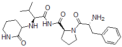 CAS 登录号：107759-05-7， (2S)-1-[(2R)-2-氨基-3-苯基丙酰基]-N-[(2S)-3-甲基-2-[(2-氧代哌啶-3-基)氨基]丁酰基]吡咯烷-2-甲酰胺