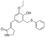 CAS 登录号：107788-14-7， (3E)-3-[[3-乙氧基-4-羟基-5-(苯基硫基甲基)苯基]亚甲基]吡咯烷-2-酮