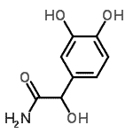 CAS 登录号：1078-51-9， 2-(3,4-二羟基苯基)-2-羟基乙酰胺