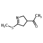 CAS#: 107942-26-7, 1-[5-(Methylsulfanyl)-3,4-Dihydro-2H-Pyrrol-3-Yl]Ethanone