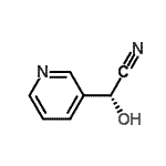CAS#: 107986-64-1, (2R)-Hydroxy(3-Pyridinyl)Acetonitrile