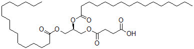 CAS#: 108032-13-9, 4-[(2R)-2,3-Di(Hexadecanoyloxy)Propoxy]-4-Oxobutanoic Acid