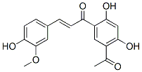 CAS 登录号:108051-28-1, (E)-1-(5-乙酰基-2,4-二羟基苯基)-3-(4-羟基-3-甲氧基苯基)丙-2-烯-1-酮