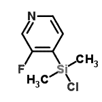 CAS#: 108093-98-7, 4-[Chloro(Dimethyl)Silyl]-3-Fluoropyridine