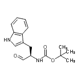CAS#: 108104-79-6, 2-Methyl-2-Propanyl [(2R)-1-(1H-Indol-3-Yl)-3-Oxo-2-Propanyl]Carbamate