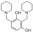 CAS#: 108118-36-1, 2,4-Bis(Piperidin-1-Ylmethyl)Benzene-1,3-Diol
