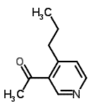 CAS 登录号：108134-82-3， 1-(4-丙基-3-吡啶基)乙酮