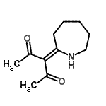 CAS 登录号：108140-18-7， 3-(2-氮杂环庚基亚基)-2,4-戊烷二酮