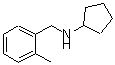 CAS 登录号：108157-27-3， N-(2-甲基苄基)环戊烷胺