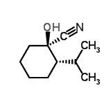 CAS 登录号：108168-70-3， (1R,2S)-1-羟基-2-异丙基环己烷甲腈