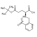 CAS 登录号：108312-25-0， (2S)-5-[(2-甲基-2-丙基)氧基]-2-{[(3-硝基-2-吡啶基)硫基]氨基}-5-氧代戊酸