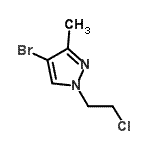 CAS#: 108354-38-7, 4-Bromo-1-(2-Chloroethyl)-3-Methyl-1H-Pyrazole