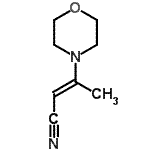 CAS#: 108358-06-1, (2E)-3-(4-Morpholinyl)-2-Butenenitrile