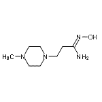 CAS 登录号：108372-23-2， N-羟基-3-(4-甲基-1-哌嗪基)丙脒