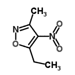 CAS 登录号：108418-33-3， 5-乙基-3-甲基-4-硝基-1,2-恶唑