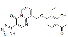 CAS 登录号：108427-72-1， 9-[(4-乙酰基-3-羟基-2-丙基苯氧基)甲基]-3-(2H-四唑-5-基)吡啶并[2,1-b]嘧啶-4-酮
