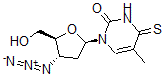 CAS#: 108441-45-8, 1-[(2R,4S,5S)-4-Azido-5-(Hydroxymethyl)Oxolan-2-Yl]-5-Methyl-4-Sulfanylidenepyrimidin-2-One