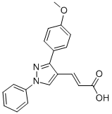CAS#: 108446-75-9, (E)-3-[3-(4-Methoxyphenyl)-1-Phenylpyrazol-4-Yl]Prop-2-Enoate