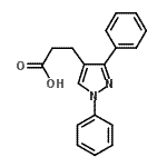 CAS#: 108446-77-1, 3-(1,3-Diphenyl-1H-Pyrazol-4-Yl)Propanoic Acid