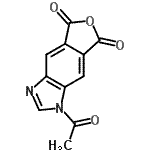 CAS 登录号：108451-45-2， 1-乙酰基-1H-呋喃并[3,4-f]苯并咪唑-5,7-二酮