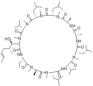 CAS#: 108466-41-7, 8-(N-Methylalanine)cyclosporin A
