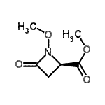 CAS#: 108550-47-6, Methyl (2R)-1-Methoxy-4-Oxo-2-Azetidinecarboxylate