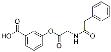 CAS#: 108695-68-7, 3-[2-[(2-Phenylacetyl)Amino]Acetyl]Oxybenzoic Acid