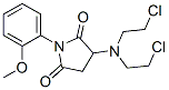 CAS#: 108708-00-5, 3-[Bis(2-Chloroethyl)Amino]-1-(2-Methoxyphenyl)Pyrrolidine-2,5-Dione