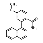 CAS#: 108717-14-2, 4-Methoxy-2-(1-Naphthyl)Benzamide