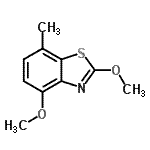 CAS#: 108773-01-9, 2,4-Dimethoxy-7-Methyl-1,3-Benzothiazole