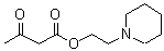 CAS 登录号：108852-41-1， 2-(1-哌啶基)乙基 3-氧代丁酸酯