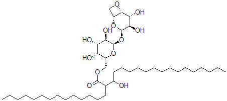 CAS#: 108855-10-3, [(2R,3R,4S,5R,6R)-6-[[(1R,2R,3R,4R,6R)-2,3-Dihydroxy-5,8-Dioxabicyclo[4.2.0]Octan-4-Yl]Oxy]-3,4,5-Trihydroxyoxan-2-Yl]Methyl 3-Hydroxy-2-Tetradecyloctadecanoate