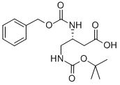 CAS#: 108919-51-3, (R)-4-[[(1,1-Dimethylethoxy)Carbonyl]Amino]-3-[[(Phenylmethoxy)Carbonyl]Amino]-Butanoic Acid