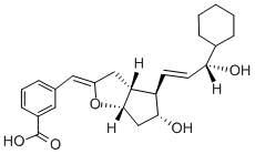 CAS#: 108945-35-3, 3-[(Z)-[(3aR,4R,5R,6aS)-4-[(E,3S)-3-Cyclohexyl-3-Hydroxyprop-1-Enyl]-5-Hydroxy-3,3a,4,5,6,6a-Hexahydrocyclopenta[d]Furan-2-Ylidene]Methyl]Benzoic Acid