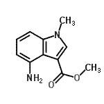 CAS#: 109175-12-4, Methyl 4-Amino-1-Methyl-1H-Indole-3-Carboxylate