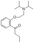 CAS 登录号：1092-46-2， 1-[2-[2-(二(丙-2-基)氨基)乙氧基]苯基]丁烷-1-酮