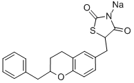 CAS#: 109229-58-5, 5-[[2-(Phenylmethyl)Chroman-6-Yl]Methyl]-1,3-Thiazolidine-2,4-Dione