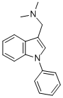 CAS 登录号：109251-68-5， N,N-二甲基-1-(1-苯基吲哚-3-基)甲胺