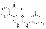 CAS#: 109293-97-2, 2-[N-[(3,5-Difluorophenyl)Carbamoylamino]-C-Methylcarbonimidoyl]Pyridine-3-Carboxylic Acid