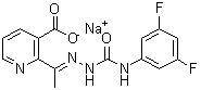 CAS#: 109293-98-3, Sodium 2-{(1E)-N-[(3,5-Difluorophenyl)Carbamoyl]Ethanehydrazonoyl}Nicotinate