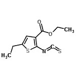 CAS#: 109343-21-7, Ethyl 5-Ethyl-2-Isothiocyanato-3-Thiophenecarboxylate