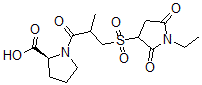 CAS#: 109350-28-9, (2S)-1-[3-(1-Ethyl-2,5-Dioxopyrrolidin-3-Yl)Sulfonyl-2-Methylpropanoyl]Pyrrolidine-2-Carboxylic Acid